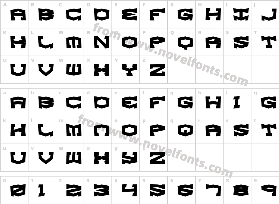 Gyrose Shift BRKCharacter Map