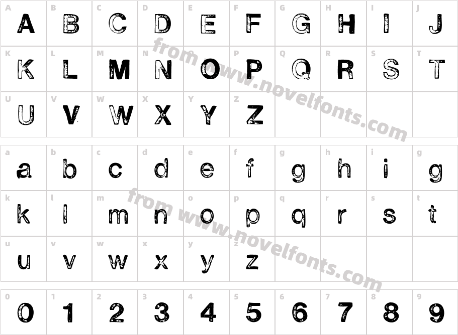 H2D2-Alevita RoughCharacter Map