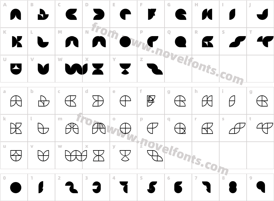 HEMISphere GRFCharacter Map