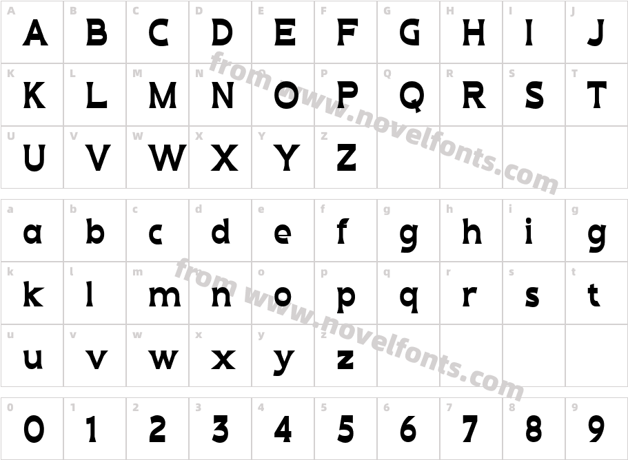 Hadfim RegularCharacter Map