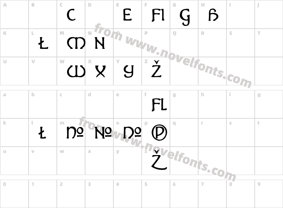 Hadley AltsCharacter Map