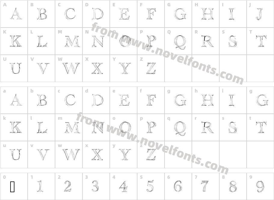 HaityfontCharacter Map