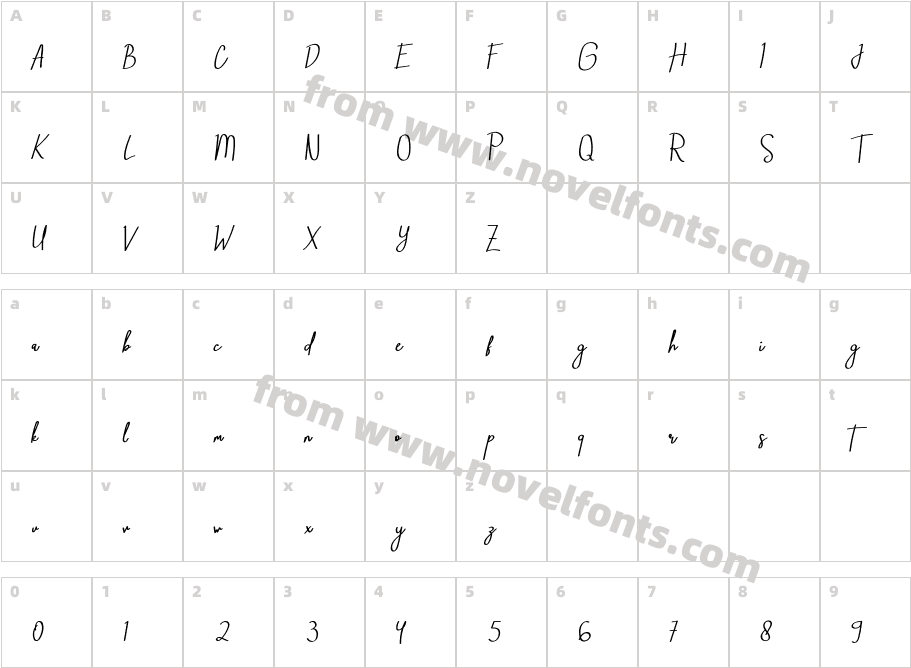 HalenaRegularCharacter Map