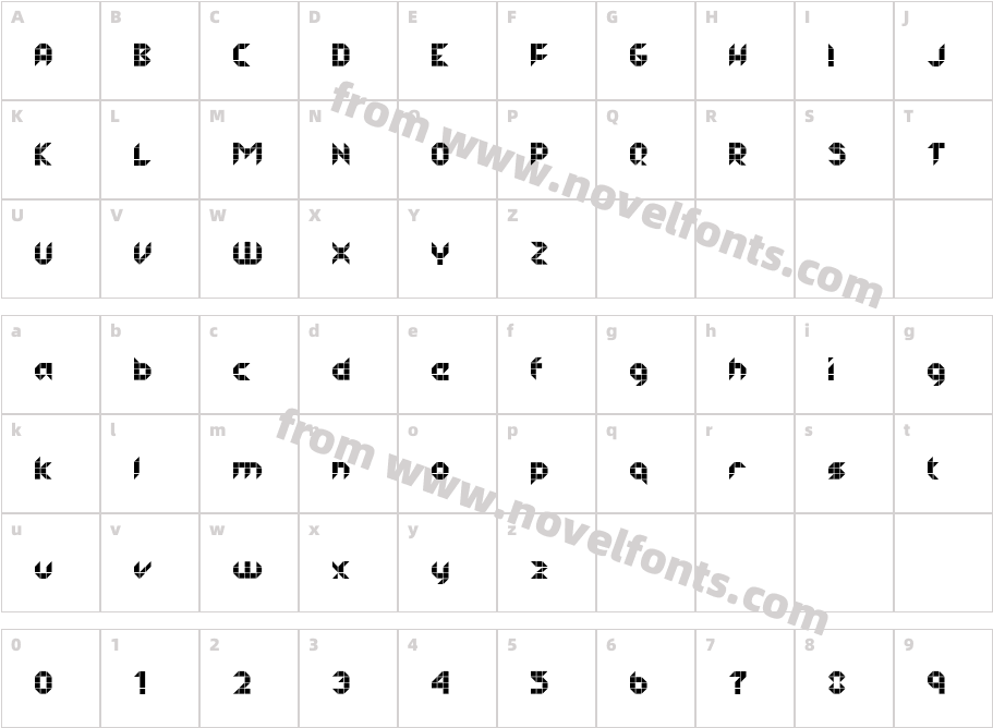 Half Project LogoCharacter Map