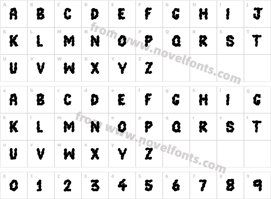 Color Me PurpleCharacter Map