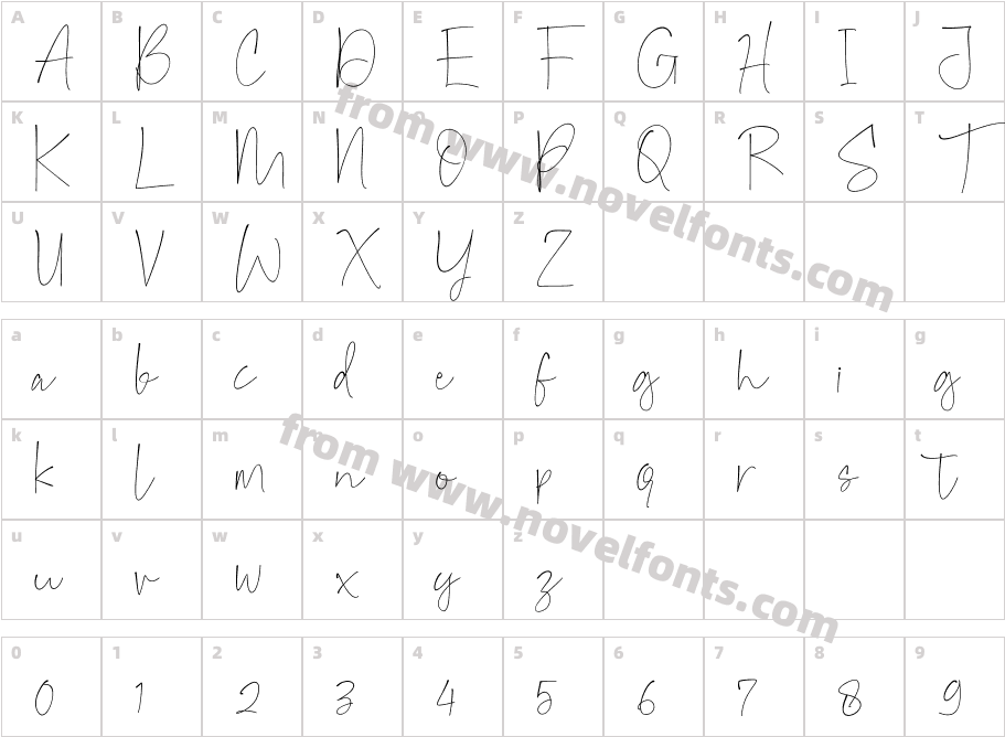 HalimpuCharacter Map