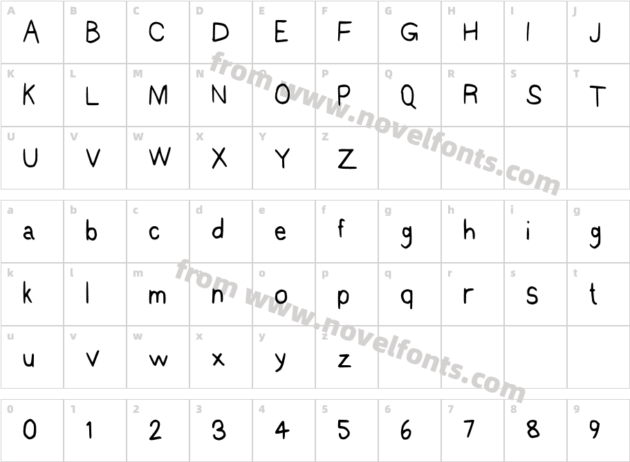 Halleyvetica Neue NBPCharacter Map