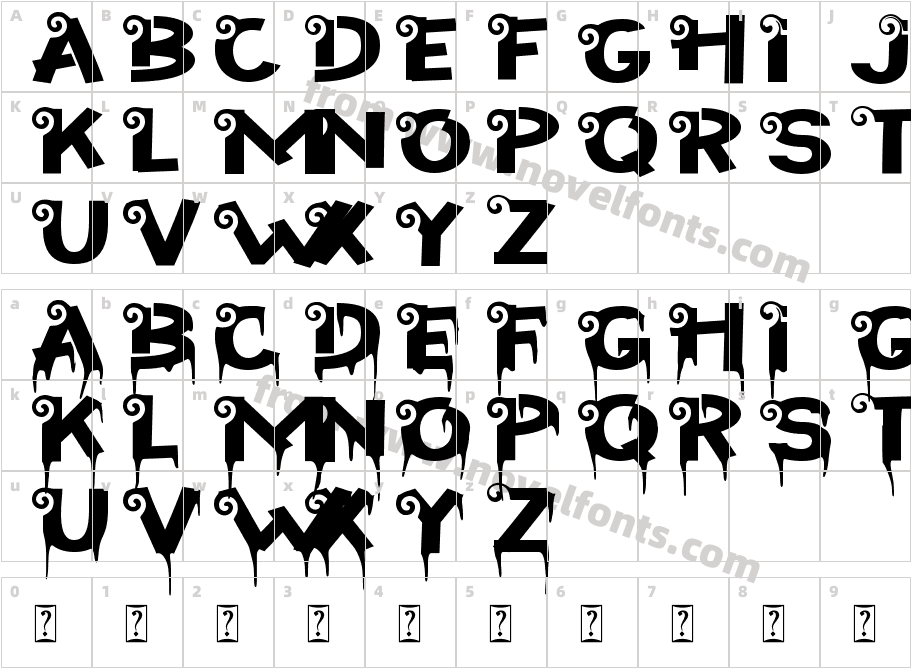 Halloween KingdomCharacter Map