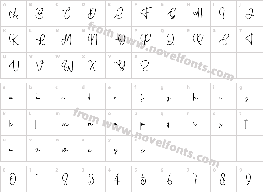 Halloween Monoline - Personal UCharacter Map