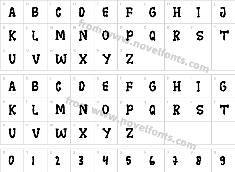 HallowinCharacter Map