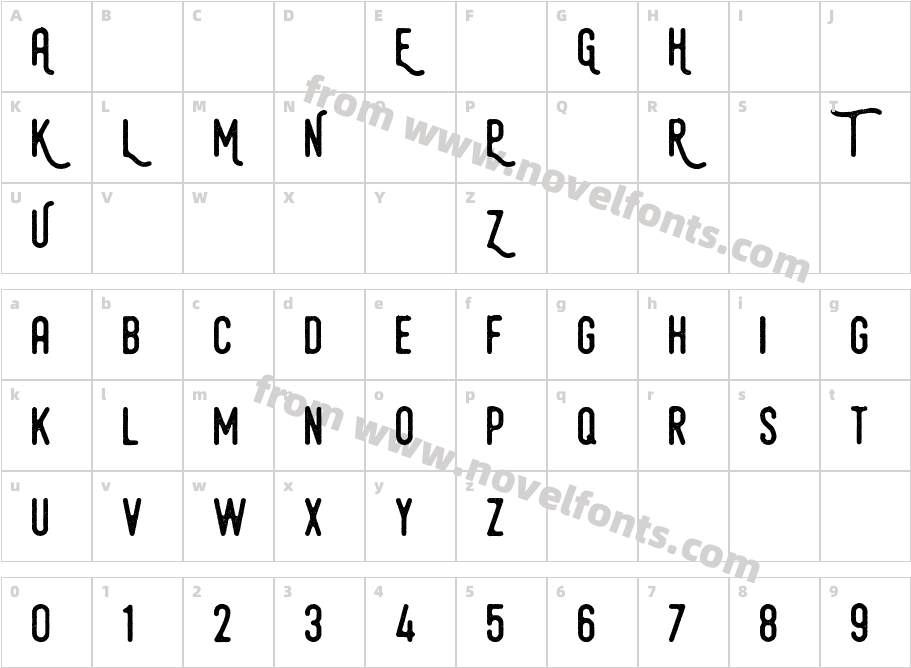 HamurzFreeVersionCharacter Map