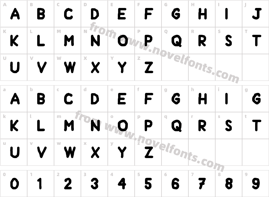 HandformCharacter Map