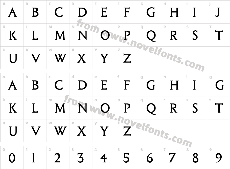 ColumnaEF-SolidCharacter Map