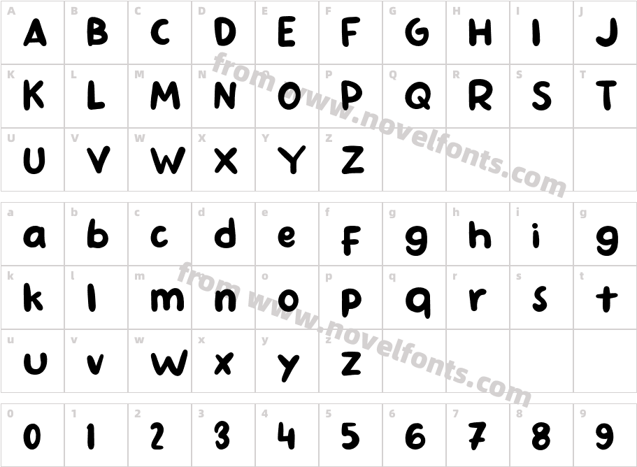 HansipCharacter Map