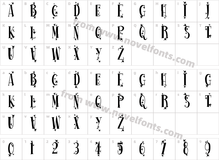 Happy New OneCharacter Map