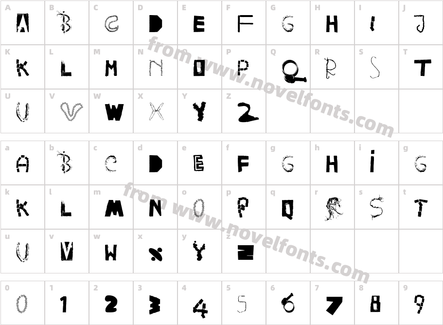 HappyFrushZeroCharacter Map