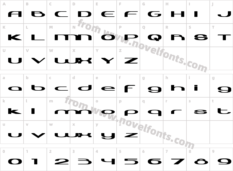 HarabaraNeoCharacter Map