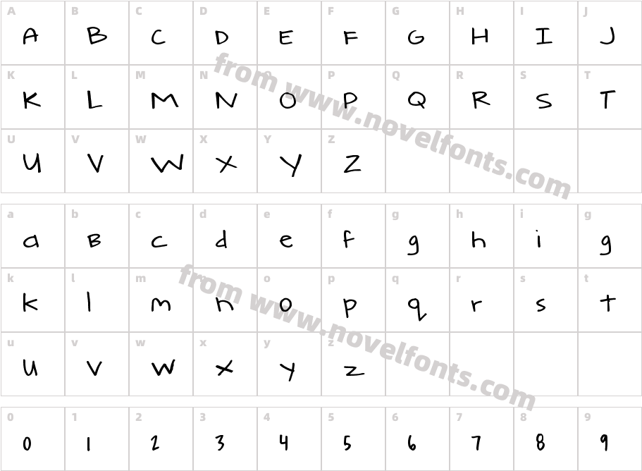 ComeAroundCharacter Map