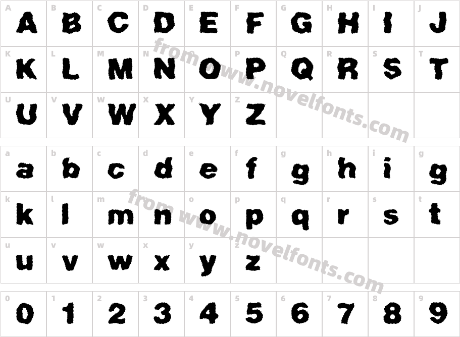 HatchettCharacter Map