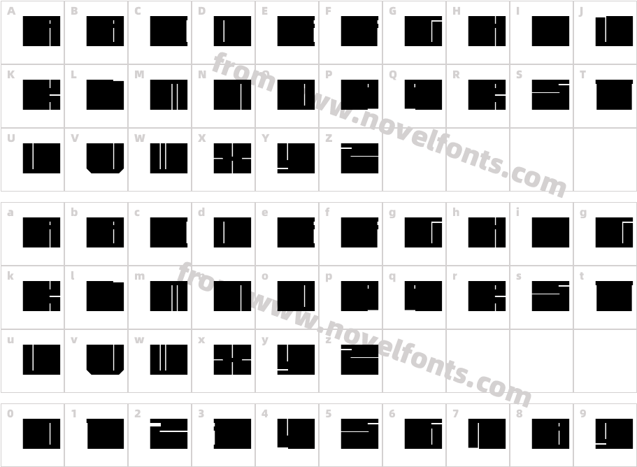 HaystackCharacter Map