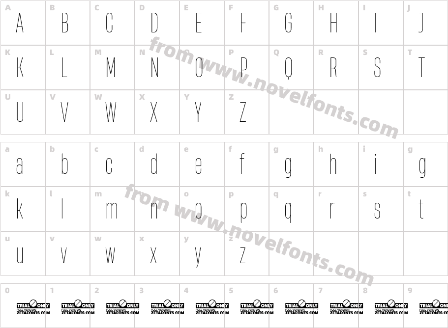 Heading Now Trial 31 ThinCharacter Map