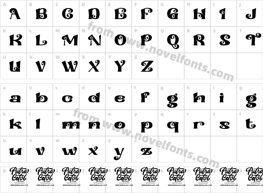 HeadjokerRegularCharacter Map