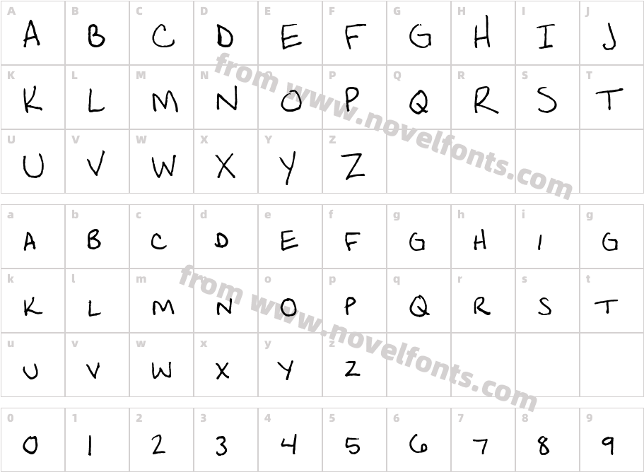 Heather BTNCharacter Map