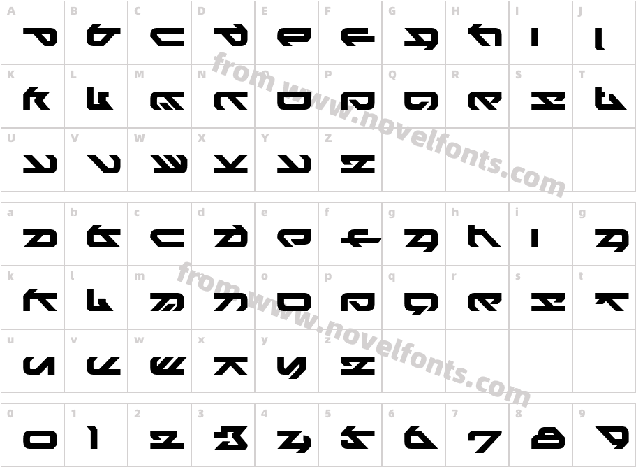 Heiko NormalCharacter Map