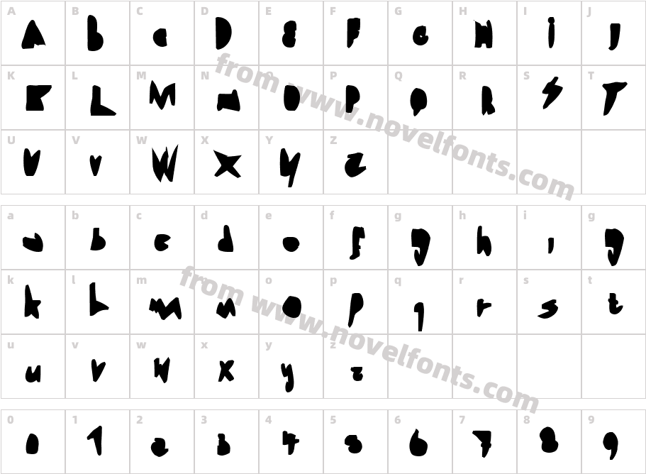 Heimchen BlackCharacter Map