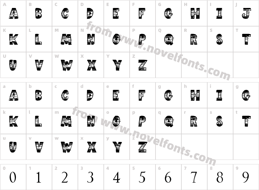 Comic StripCharacter Map