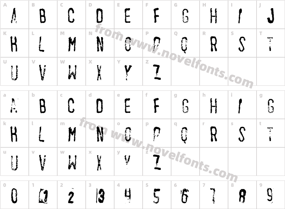 HeliumCharacter Map