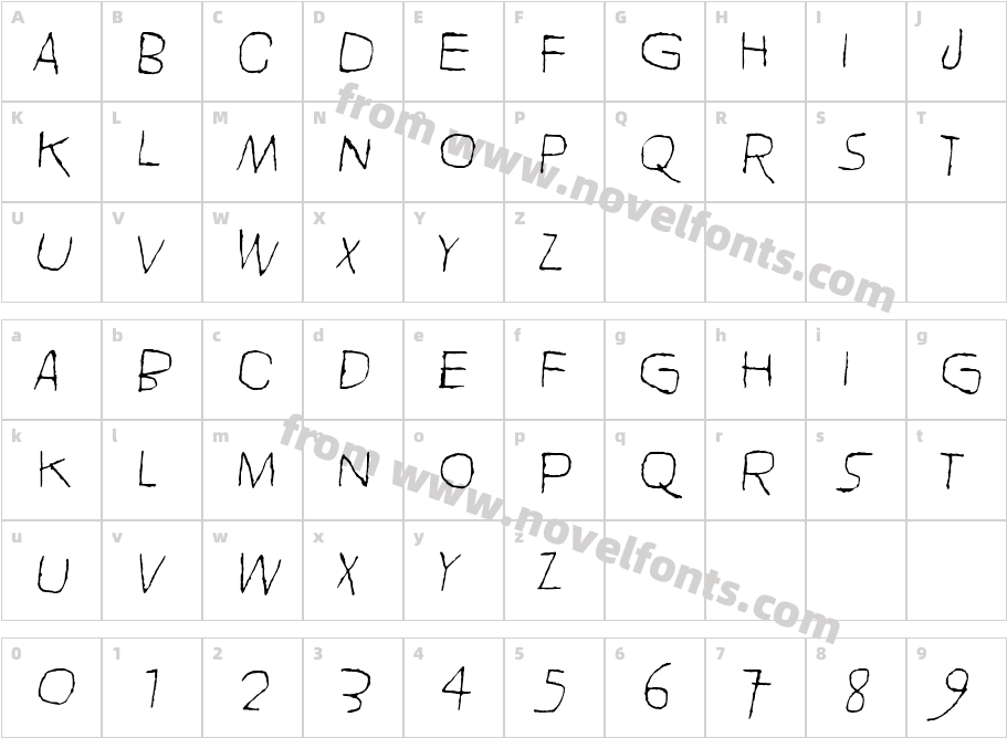 Hell is round the cornerCharacter Map