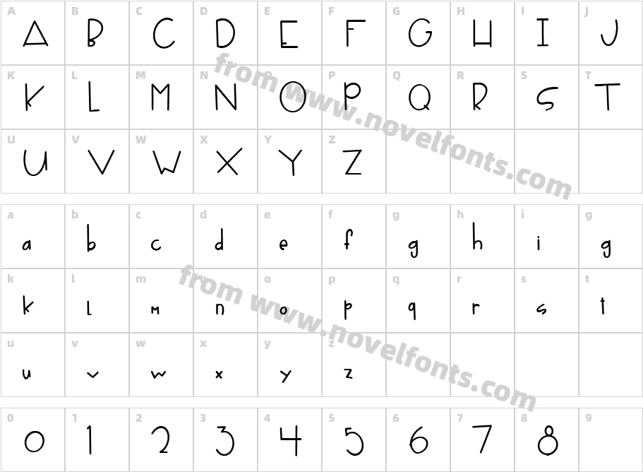 HelloCharacter Map