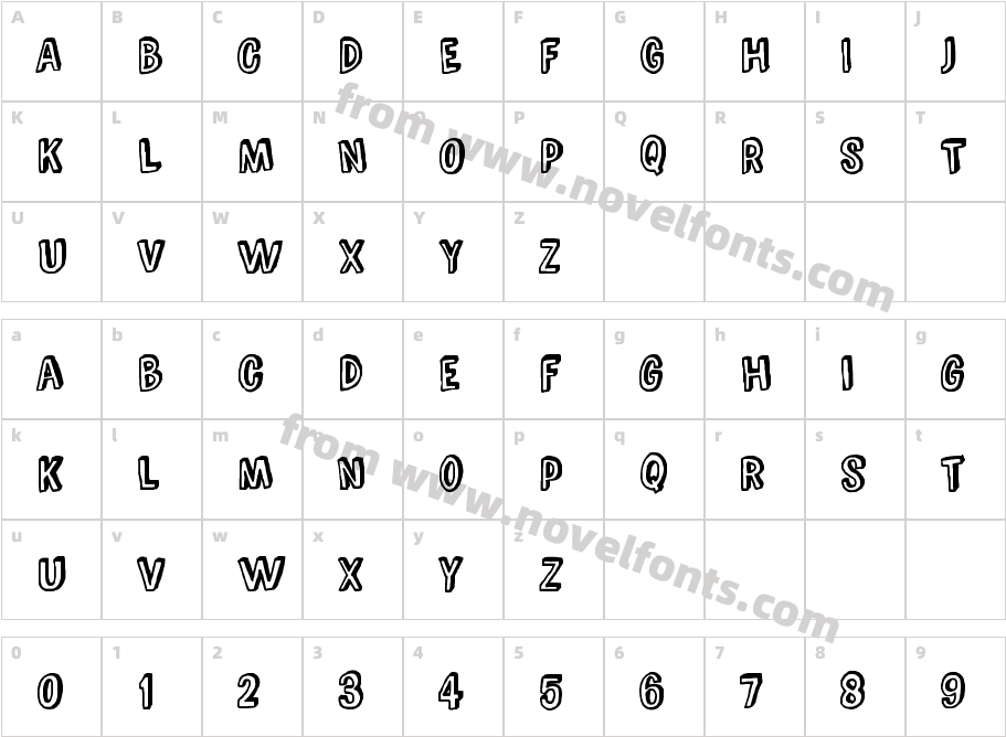 Comic ZineCharacter Map