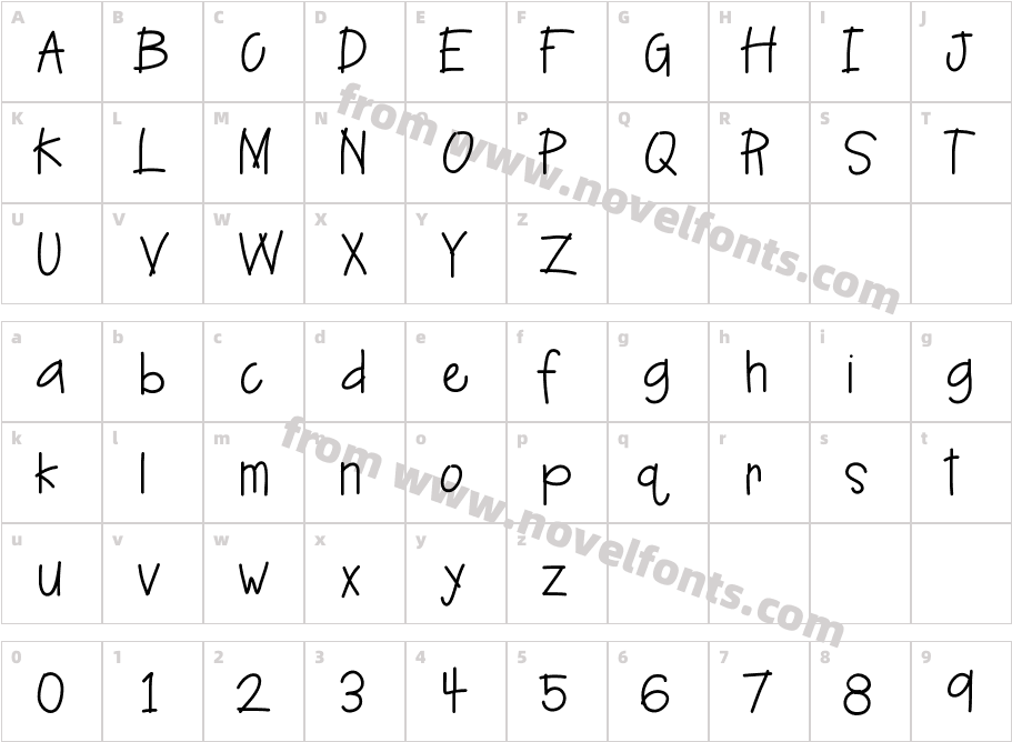 HelloCakeCharacter Map