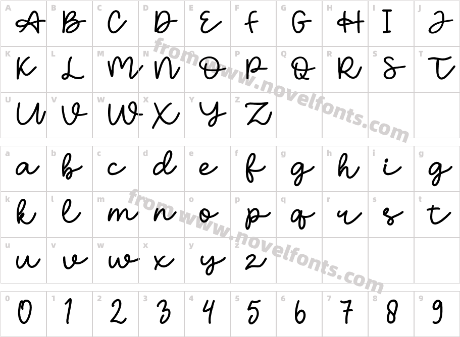 HelloCintaRegularCharacter Map