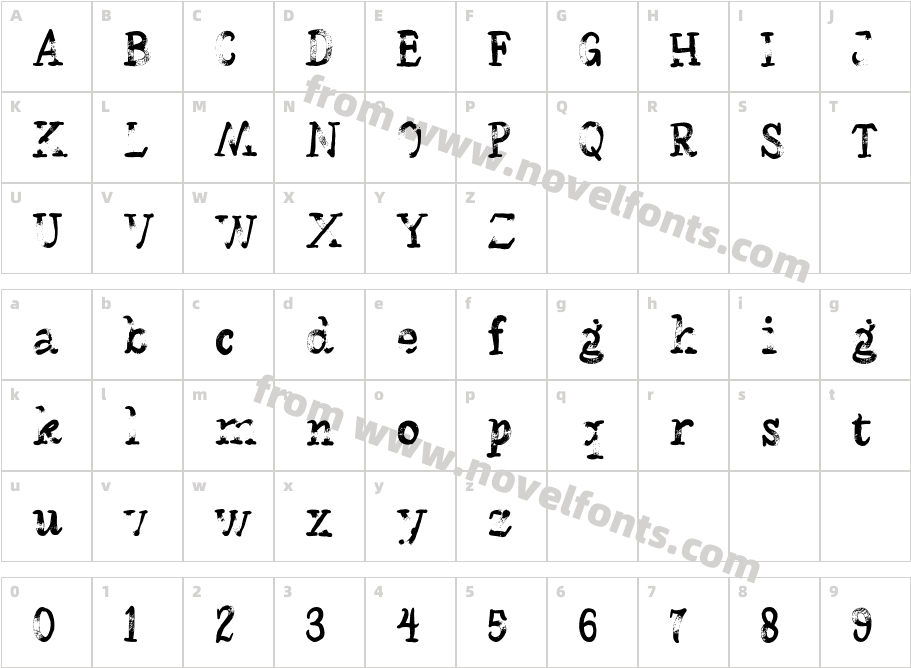 HelloFridayVectorDEMOCharacter Map