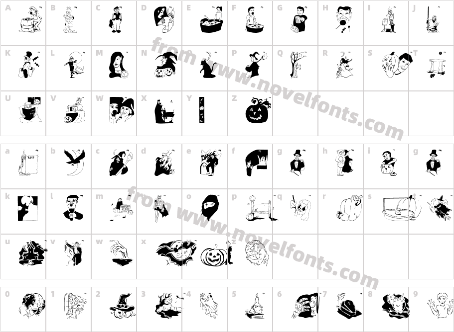 HelloVienna2005Character Map