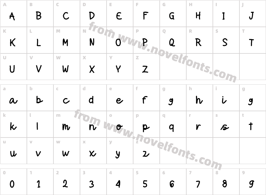 HelloWinter-HelloWinterCharacter Map