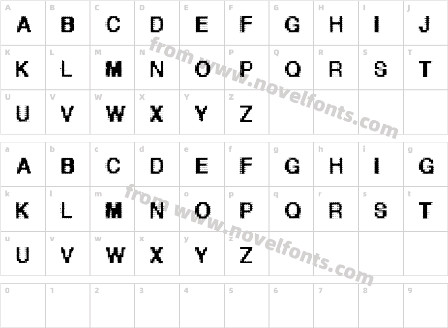 Helvetica-grosse-bitCharacter Map