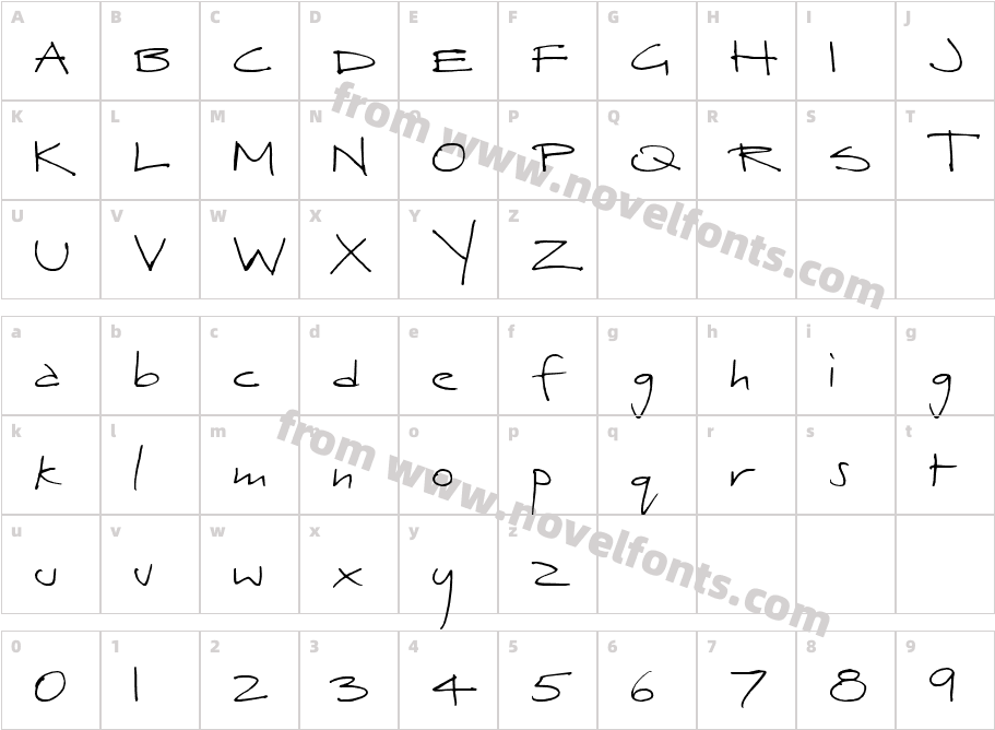 HerbertCharacter Map