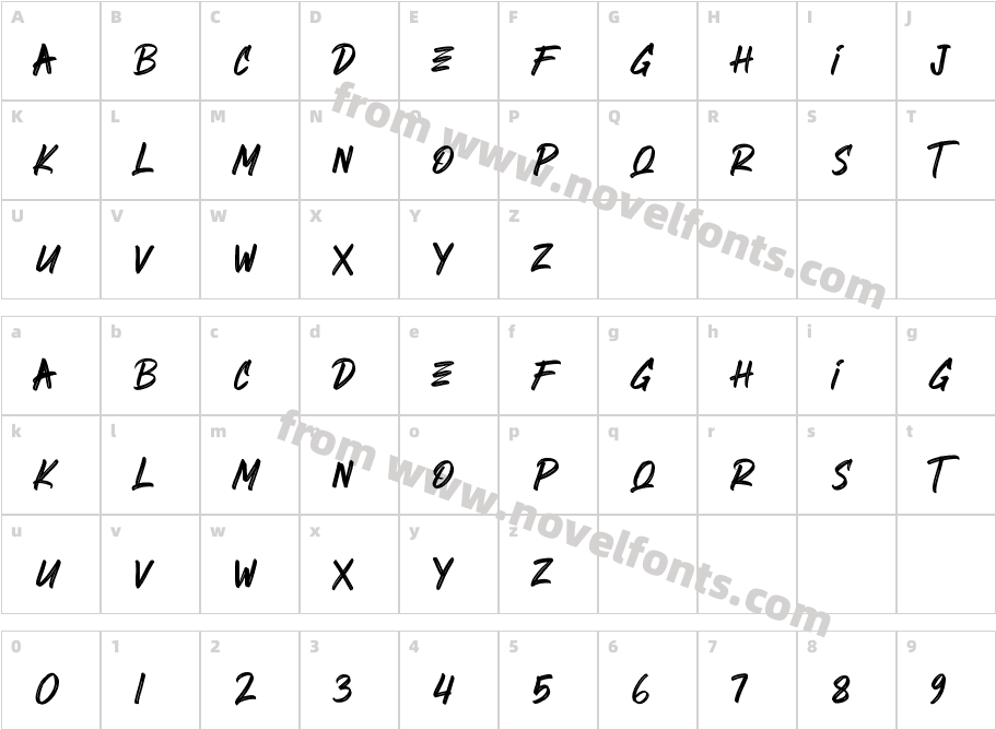 HerdrockRegularCharacter Map