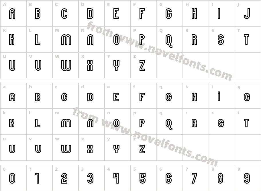 Here & Not FoundCharacter Map