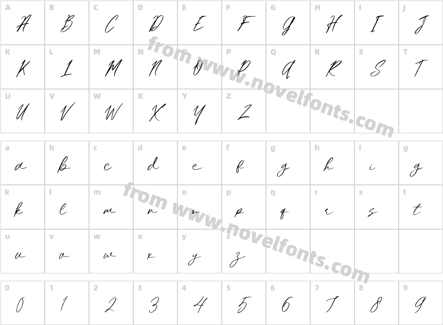 HerliantyCharacter Map