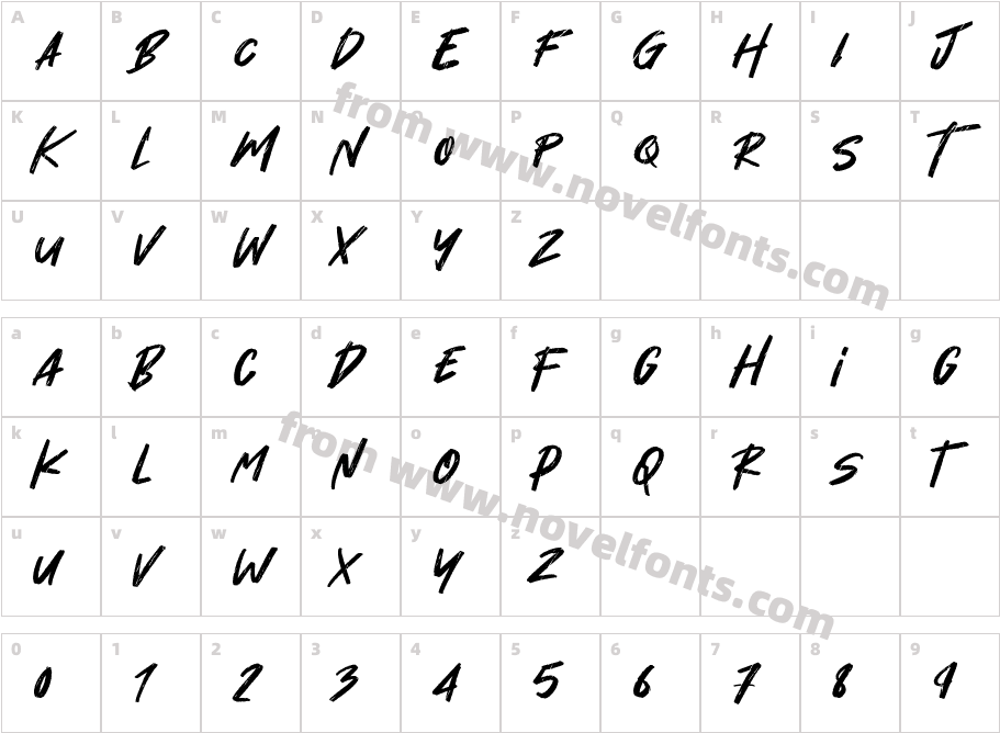 Hey NovemberCharacter Map