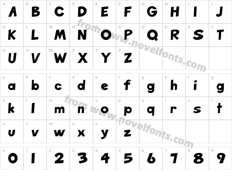 HeyTypeCharacter Map