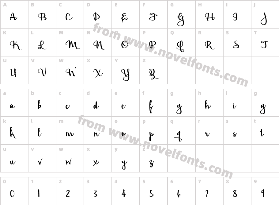 Hickory JackCharacter Map