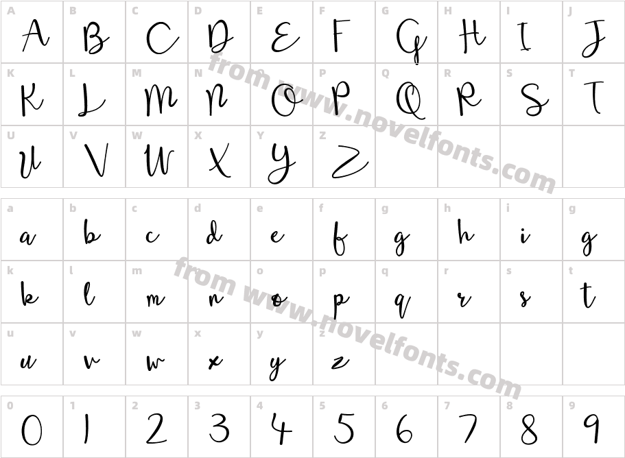 Hide Away heavyCharacter Map