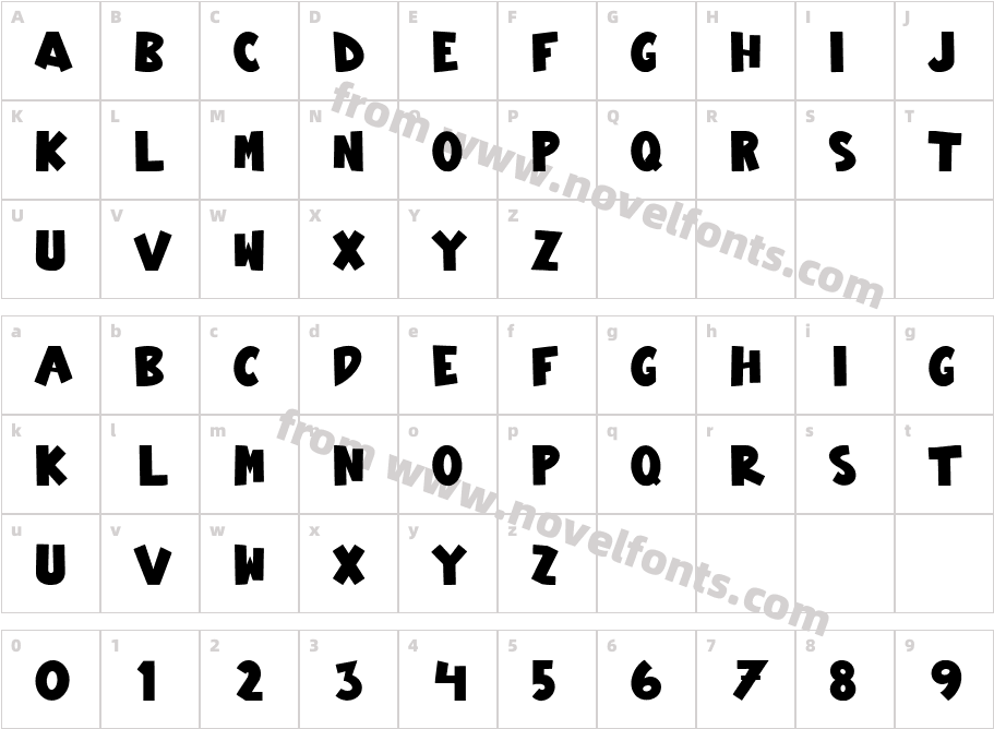 Hide And SeekCharacter Map