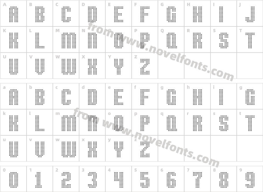 High speedCharacter Map